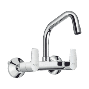 Sink Mixer With Extended Swinging Spout (Wall Mounted)