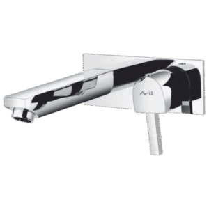 Exposed Part Kit Of Single Concealed Stop Cock With Basic Spout And Wall Flange