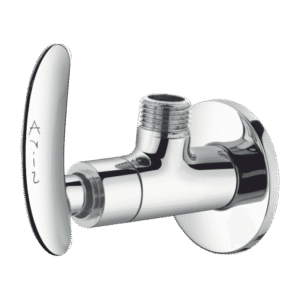Angular Stop Cock With Wall Flange