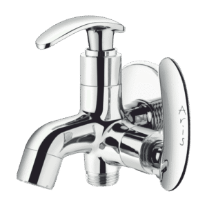 2-Way Bib Cock With Wall Flange