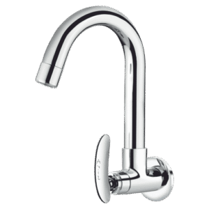 Sink Cock With Regular Swinging Spout (Wall Mounted)