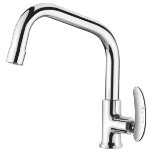 Sink Cock With Extended Swinging Spout (Table Mounted)