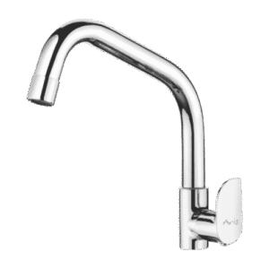Sink Cock With Extended Swinging Spout (Table Mounted)