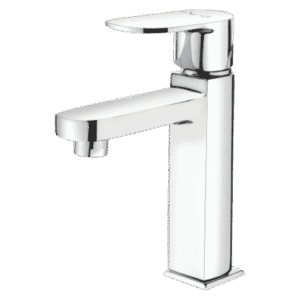 Single Lever Basin Mixer With 450 mm Braided Hoses