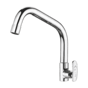 Sink Cock With Extended Swinging Spout (Table Mounted)