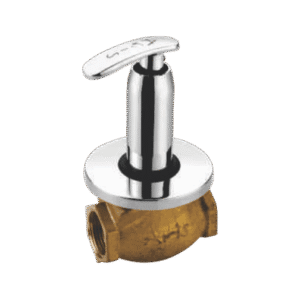 Flush Cock With Adjustable Wall Flange