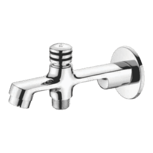 Bath Tub Spout With Button Attachment Of Telephone Shower