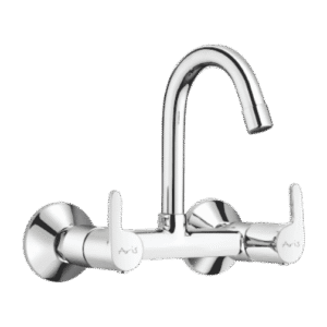 Sink Mixer With Regular Swinging Spout (Wall Mounted)