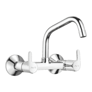Sink Mixer With Extended Swinging Spout (Wall Mounted)