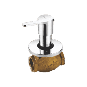 Flush Cock With Adjustable Wall Flange
