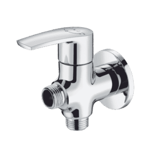 2-Way Angular Stop Cock With Wall Flange