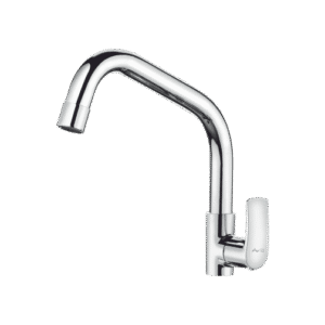 Sink Cock With Extended Swinging Spout (Table Mounted)