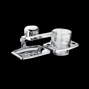 Tumbler Holder With Soap Dish