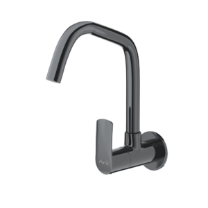 Sink Cock with Extended Swinging Spout