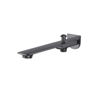 Bath Tub Spout With Button Attachment of Telephone Shower