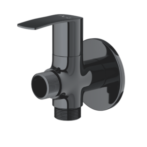 2 - Way Angular Stop Cock With Wall Flange