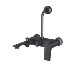 Wall Mixer Telephonic With Wall Bend for Arrangement of Overhead Shower